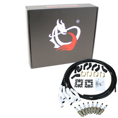 Kit-1406 Ignition Kit - Ceramic Plug Wires, Spark Plugs