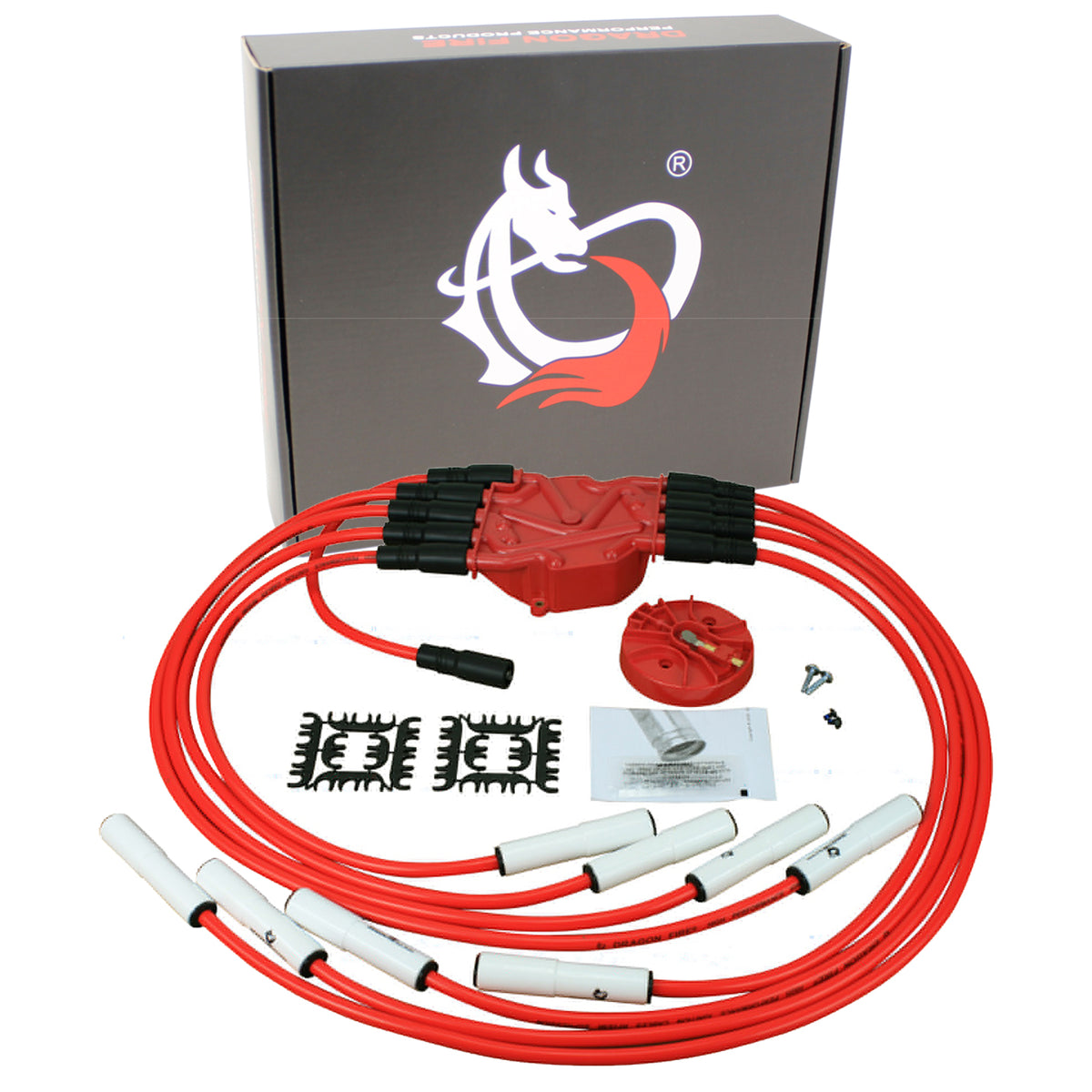 Kit-1235 Ignition Kit - Ceramic Plug Wires, Cap, Rotor