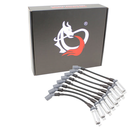 SPW3015-BK Plug wires, Direct Fit, Silicone, BLACK