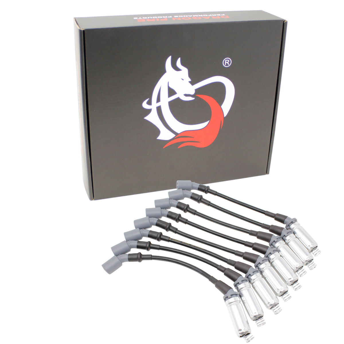 SPW1015-BK Plug wires, Direct Fit, Silicone, BLACK