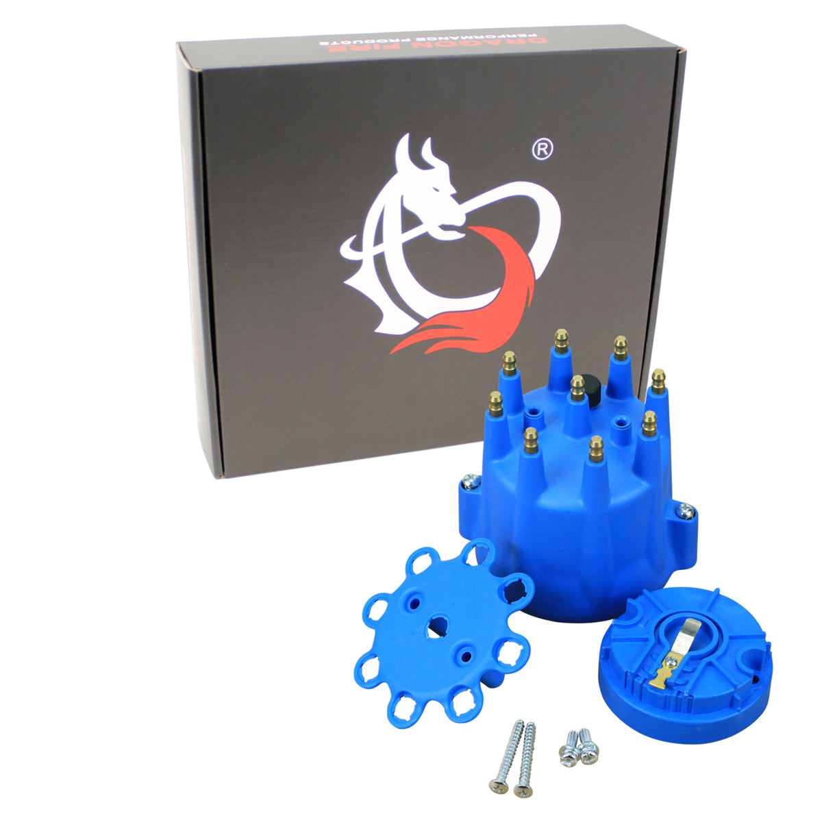 CAP1016-BL Distributor Cap and Rotor Kit, Direct Fit, BLUE