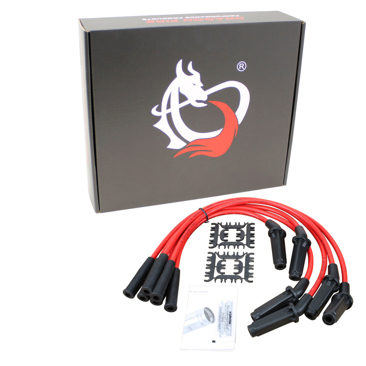 PWJ143 Plug wires, Direct Fit, Silicone, RED