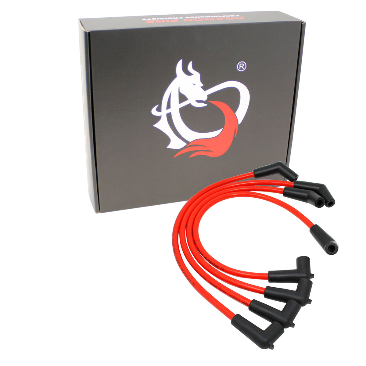 PWJ294 Plug wires, Direct Fit, Silicone, RED