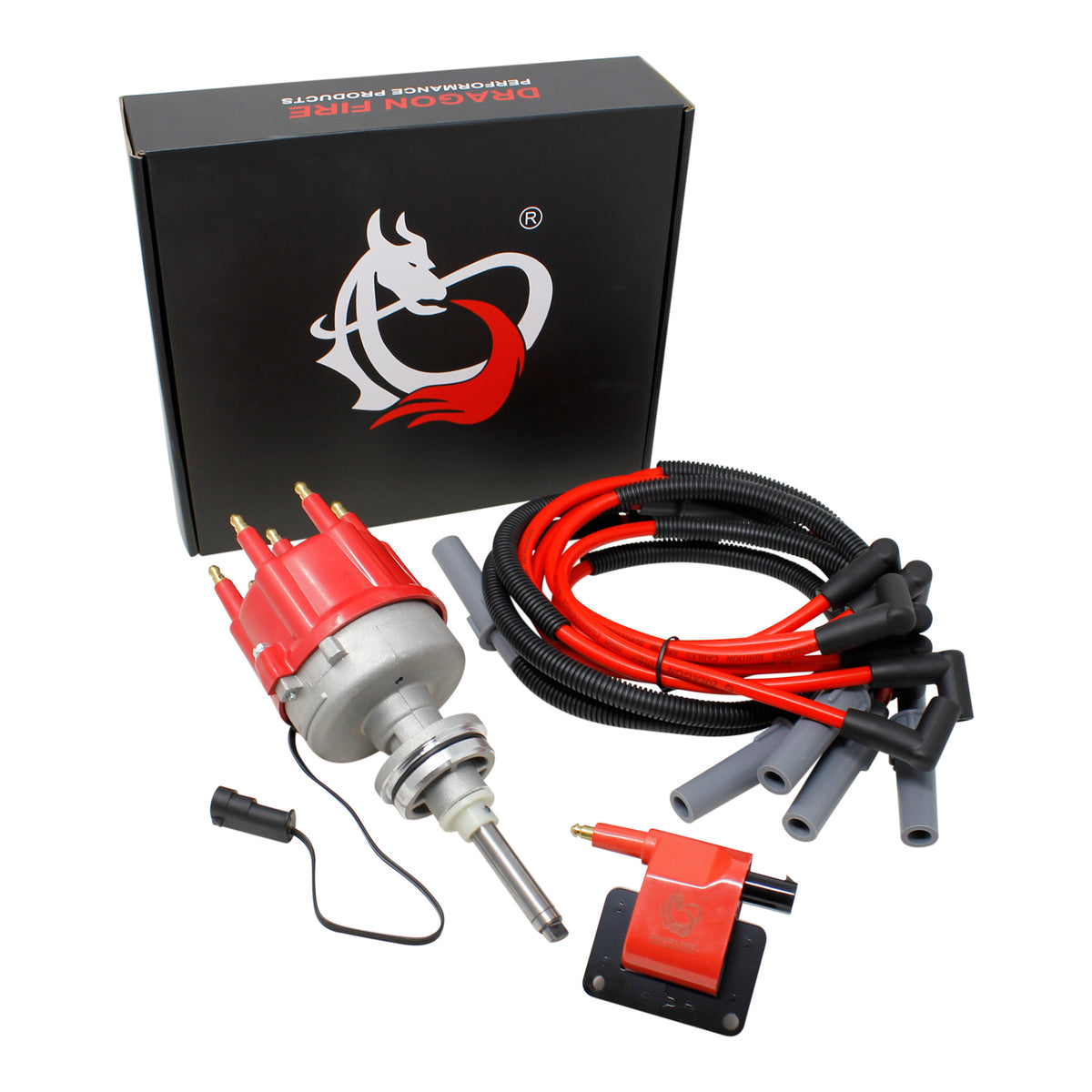 Kit-1612 Ignition Kit - Distributor, Plug Wires, Coil