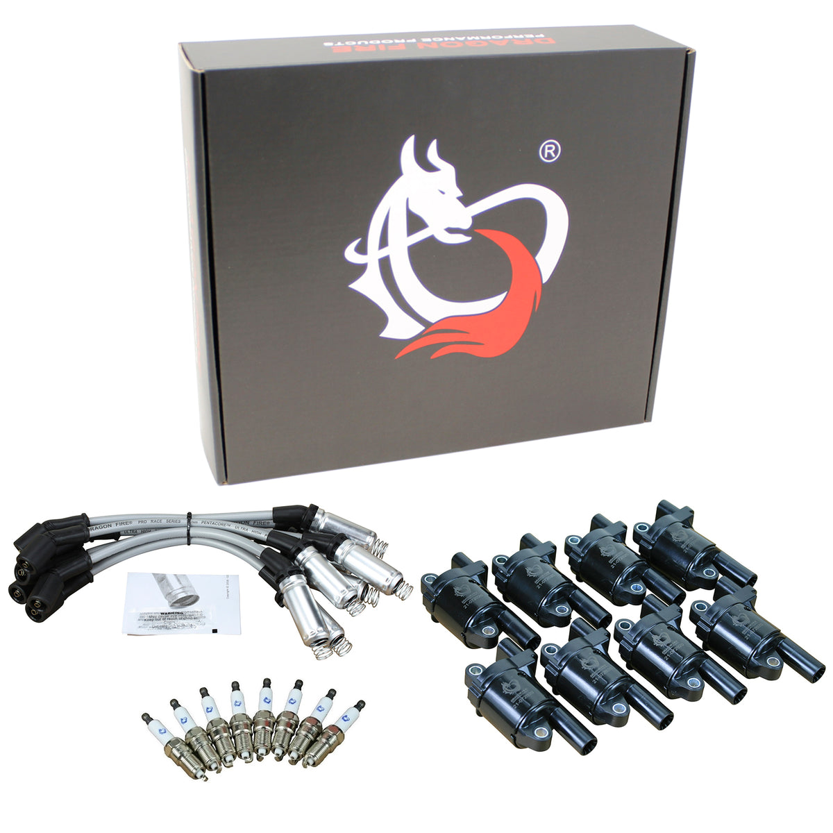 Kit-1455 Ignition Kit - Plug Wires, Coils, Spark Plugs