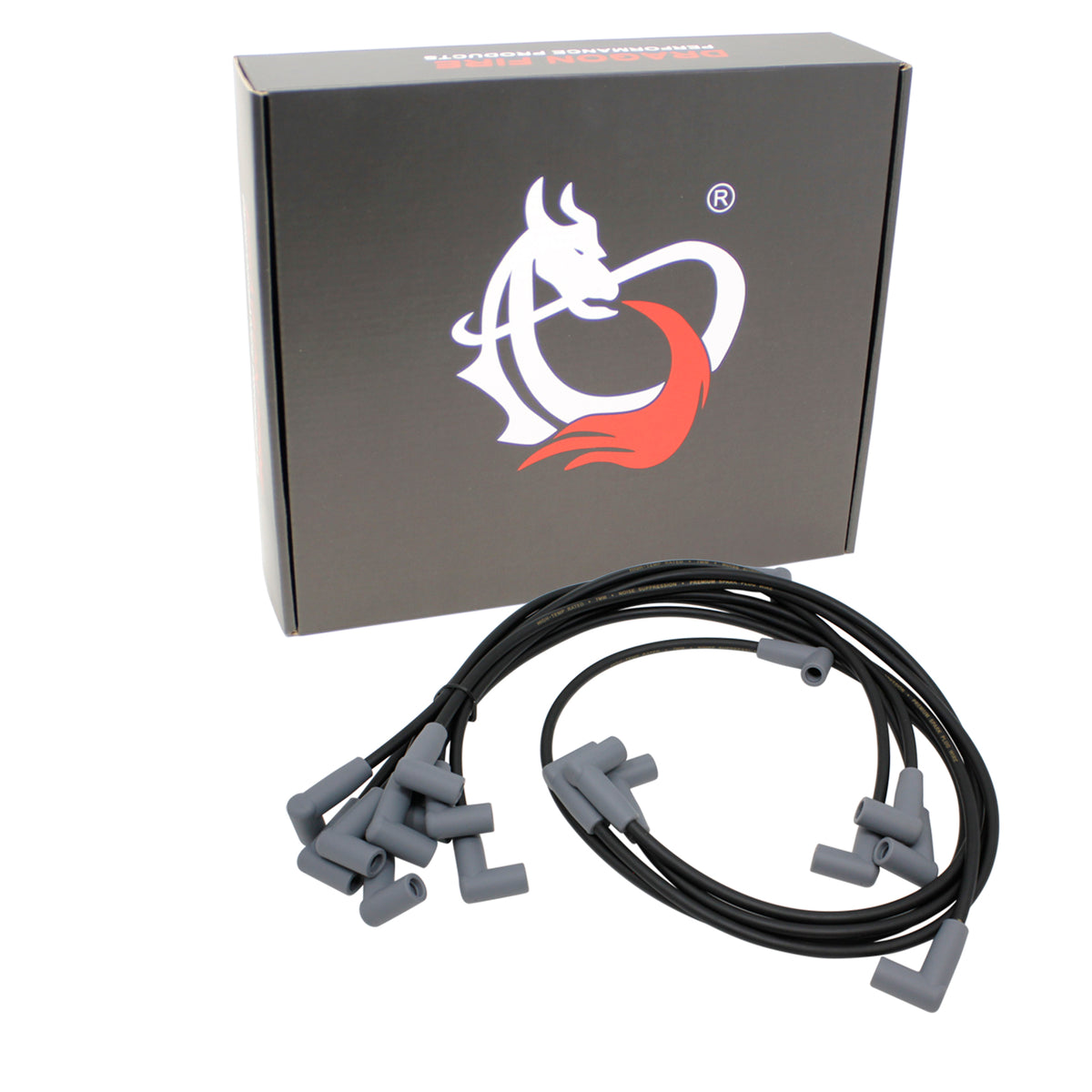 PWJ252-OES Plug wires, Direct Fit, Silicone, BLACK