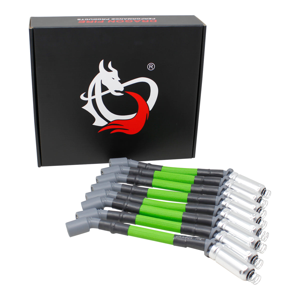 PWJ256-GRS Plug wires, Direct Fit, Silicone, GREEN