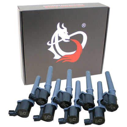 DFC1013-8 Coil Pack Set, 8pcs, Direct Fit, BLACK