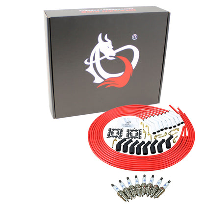 Kit-1370 Ignition Kit - Ceramic Plug Wires, Spark Plugs