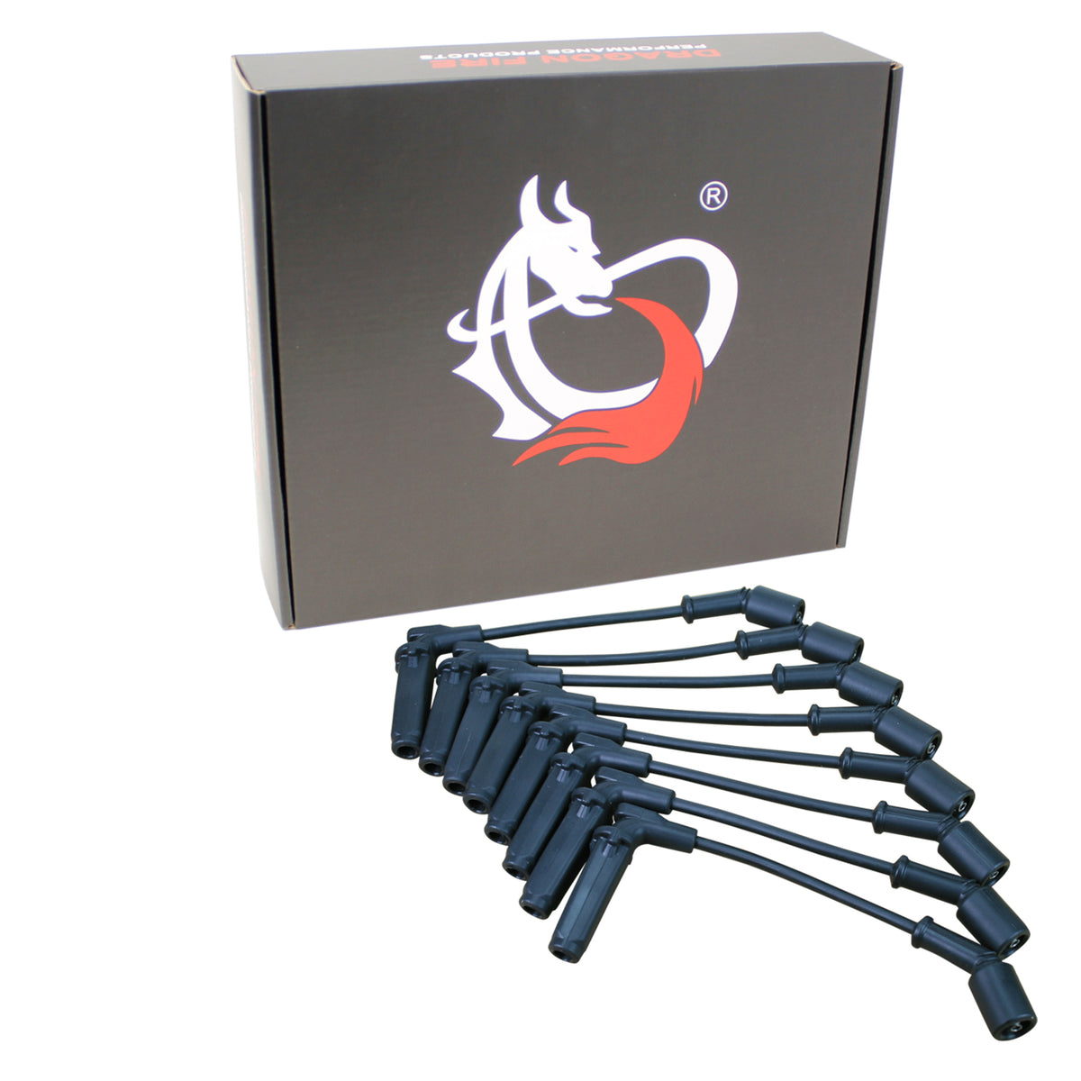 PWJ121-OES Plug wires, Direct Fit, Silicone, BLACK