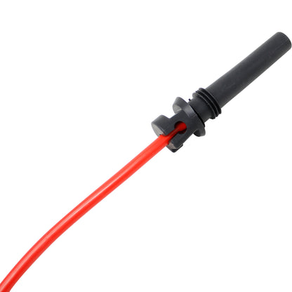 Plug wires, Direct Fit, Silicone, RED