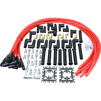PWUNIV-DF Plug wires, Universal Cut-to-Fit, Silicone, RED