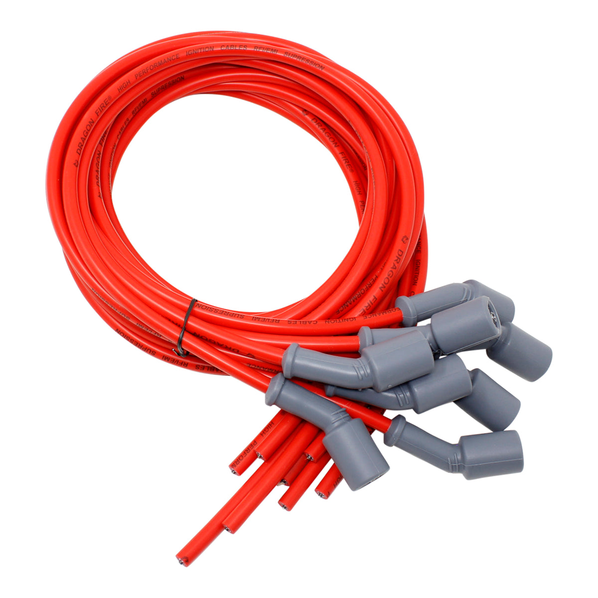 SPW1016-RD Plug wires, Universal Cut-to-Fit, Silicone, RED
