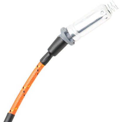 PWJ256-OBR Plug wires, Direct Fit, Silicone, ORANGE BRAID/BLACK TRACER