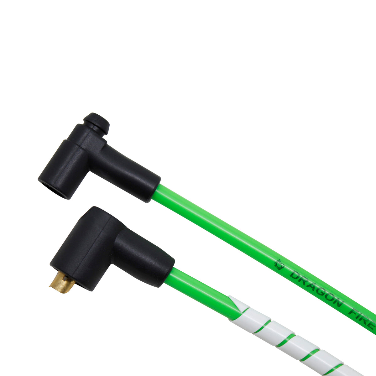 PW350-GR Plug wires, Direct Fit, Silicone, LIME GREEN
