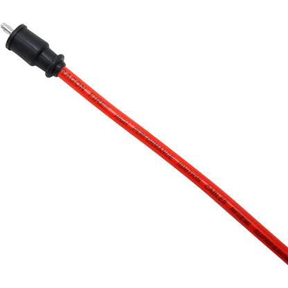 PWJ333 Plug wires, Direct Fit, Silicone, RED