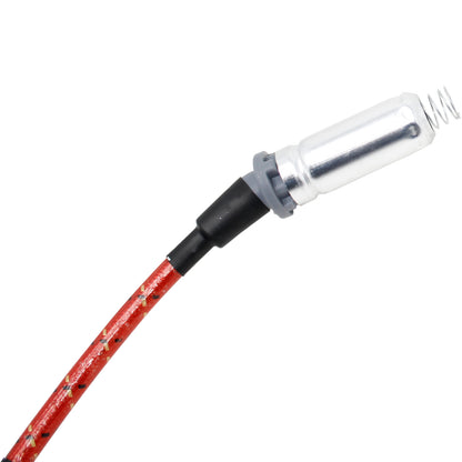 PWJ256-RBR Plug wires, Direct Fit, Silicone, RED BRAID/YELLOW TRACER