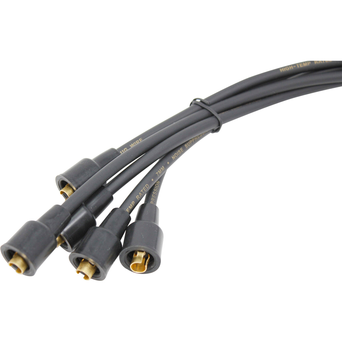 PWJ291-OES Plug wires, Direct Fit, Silicone, BLACK