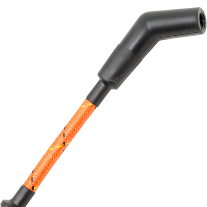 PWLS-OBR Plug wires, Direct Fit, Silicone, ORANGE BRAID