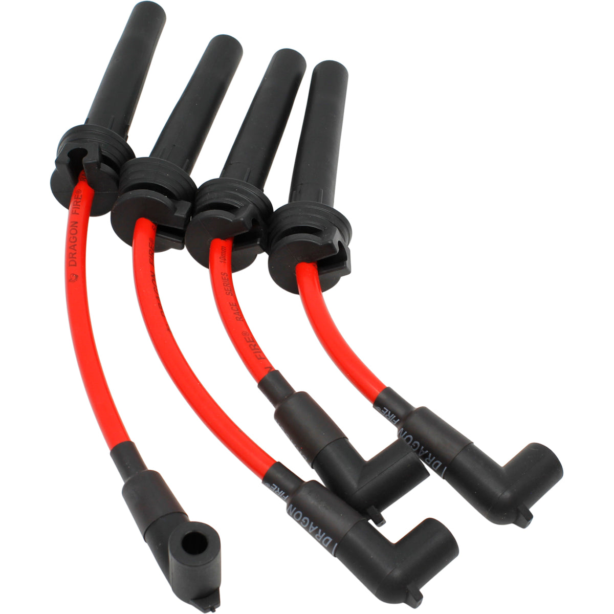 PWJ207 Plug wires, Direct Fit, Silicone, RED