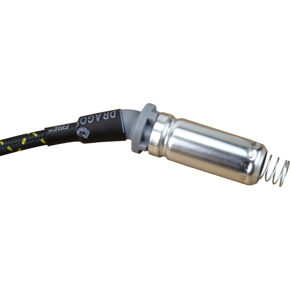 PWJ256-BLKBR Plug wires, Direct Fit, Silicone, BLACK BRAID/YELLOW TRACER