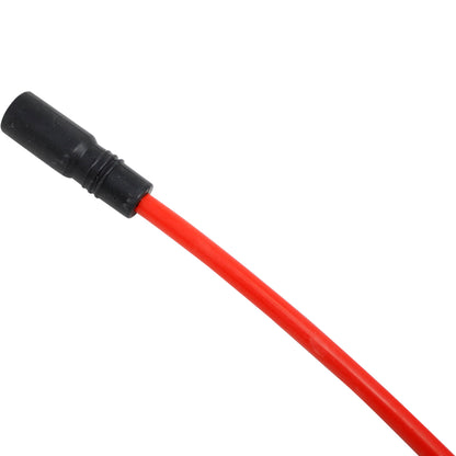 Plug wires, Direct Fit, Silicone, RED