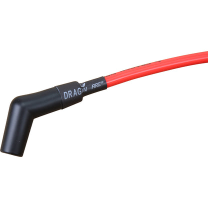 Plug wires, Direct Fit, Silicone, RED