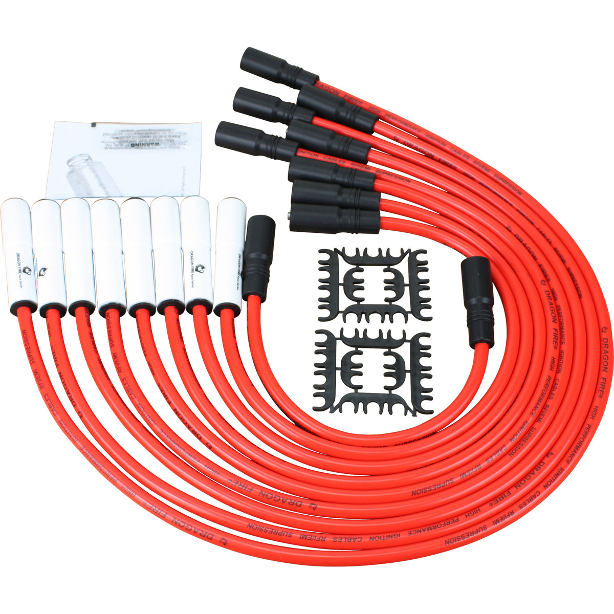 PWJ158-W Plug wires, Direct Fit, Ceramic, RED